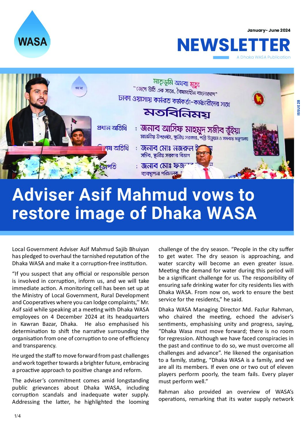Newsletter issue 28